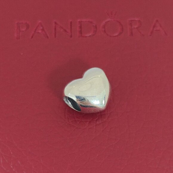 Pandora Chicago Exclusive Charm Heart Bead Charm Bracelet Hanging S925 Silver - Picture 3 of 6